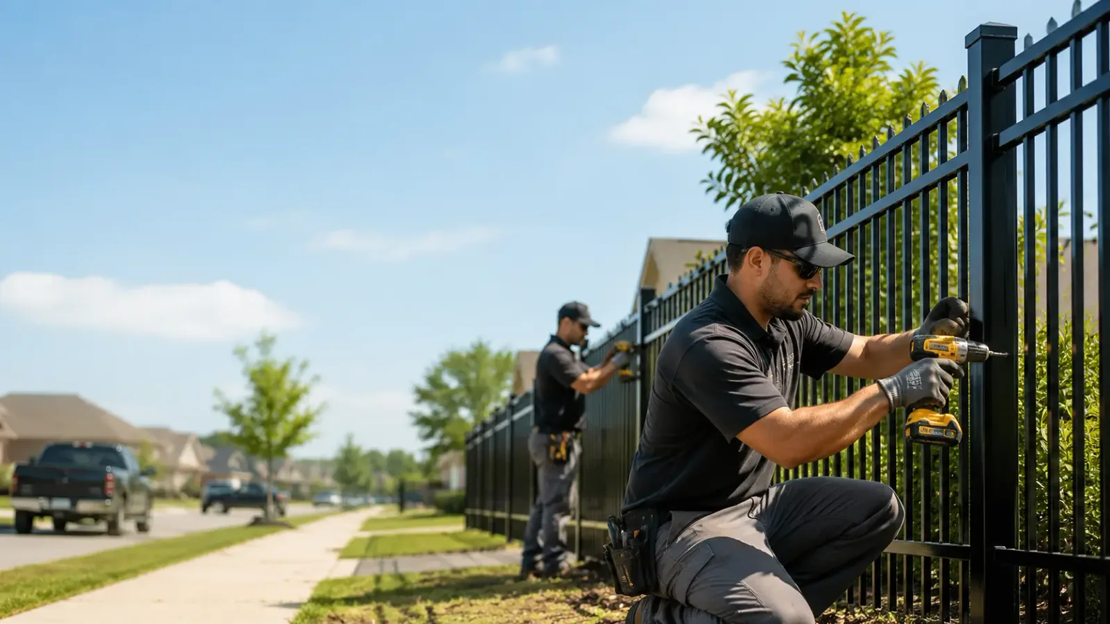 Metal Fence Installation in Wellington, AL